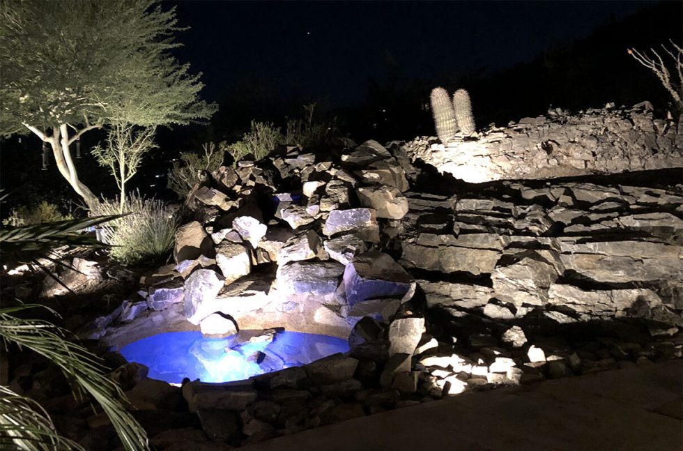 Outdoor Lighting Installation Desert Outdoor Lighting