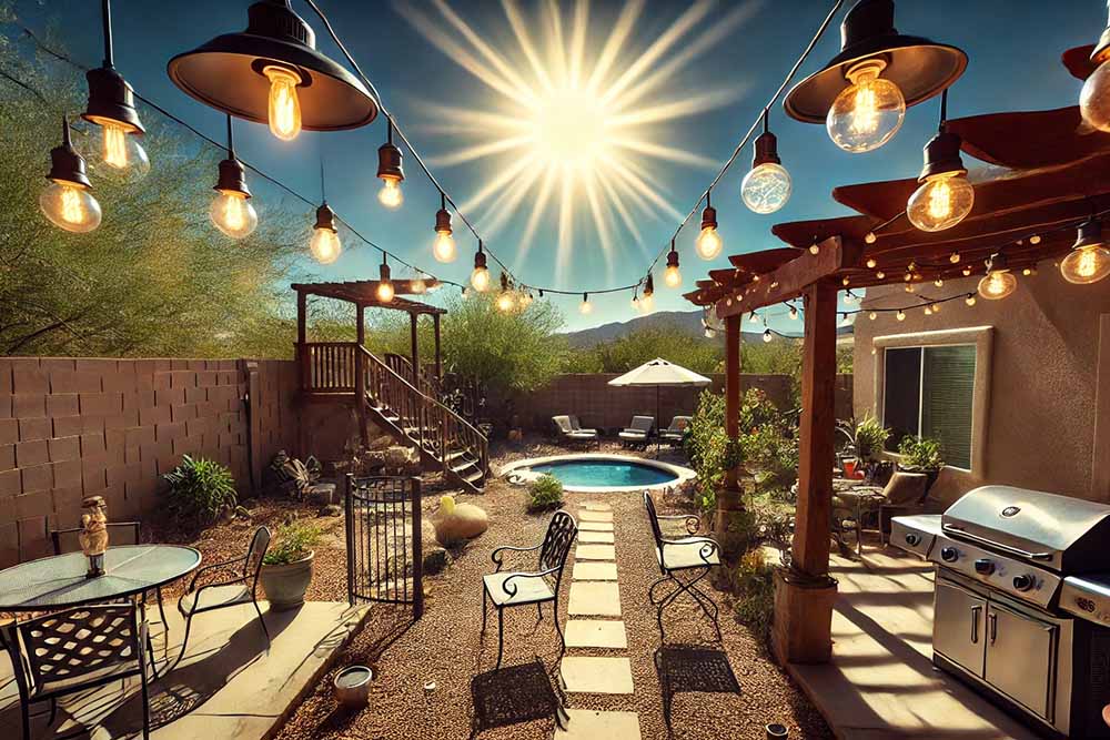 How the Arizona Sun Can Ruin Outdoor Lights and What You Can Do to Prevent It