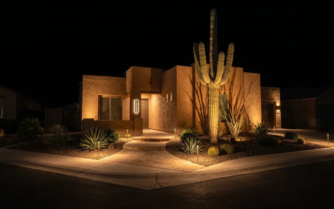 Front Yard Landscape Lighting Ideas for Arizona Homes