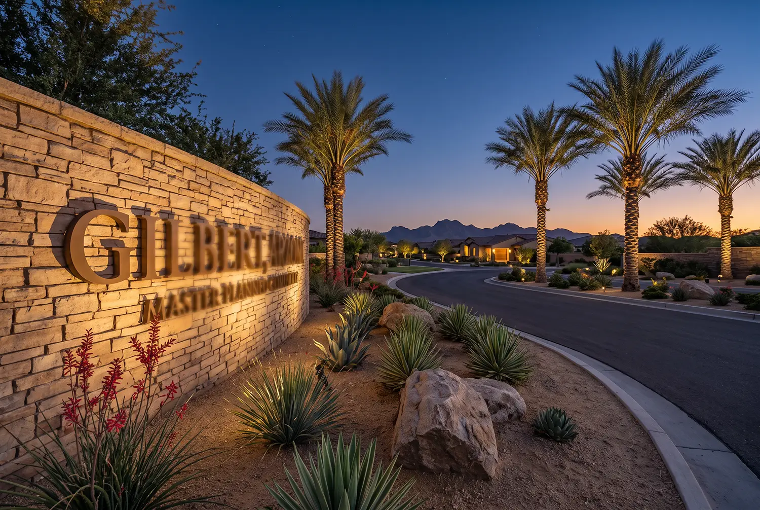 HOA Entrance and Common Area Lighting in Phoenix